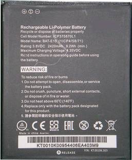 mobi com Mobile Battery For  ACER LIQUID Z-530, Z-530E 2400 MAH