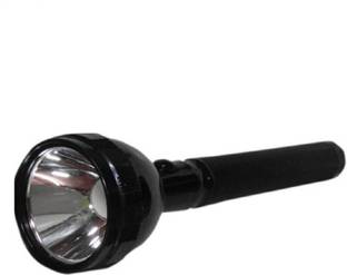 AKR Rechargeable Industrial Security Purpose Metal Torch High Power Flashlight for Camping Hiking Outdoor and Everday day purpose Torch Torch (Black : Rechargeable) Torch