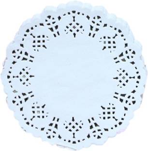 BashNSplash White Lace Paper doilies 3.5"