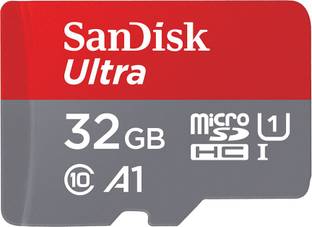 SanDisk Ultra SDSQUAR-032G-GN6MN Ultra 32 GB MicroSD Card Class 10 98 Mbps  Memory Card Compatible with Camera, Tablet, Mobile