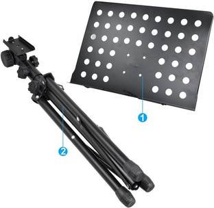 Naad Heavy Duty Orchestral Sheet Music Stand (Black) Notation Stand