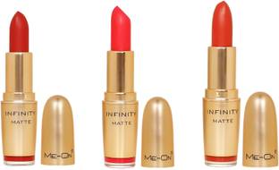 Me-On Infinity Matte Lipstick - All you need lips combo of 3( Shade 02,06,15)