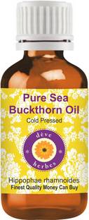 deve herbes Pure Sea Buckthorn Oil 15ml (Hippophae Rhamnoides) 100% Natural Cold Pressed