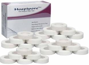 Hospipore Surgical Paper tape 1/2"*9MTR 24 Rolls First Aid Tape