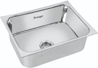 ORANGE Kitchen Sink 24x18x9 Inch Vessel Sink