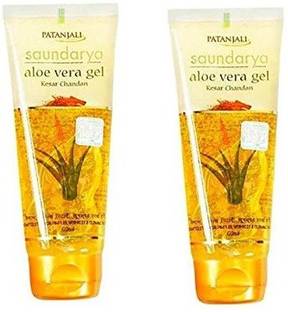 PATANJALI Saundarya Aloe Vera Gel Kesar Chandan (150 ML) - Pack of 2