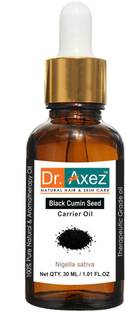 Dr. Axez Natural Black Cumin Seed Carrier Oil - Therapeutic Grade Hair Oil