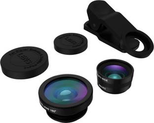 TECHGEAR 3-in-1 Clip-On Fisheye + Wide Angle + Macro Lens Set for All Smart Mobile Phone Lens