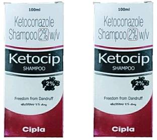 ketocip SHAMPOO 2% W/V (PACK OF TWO) 200ML
