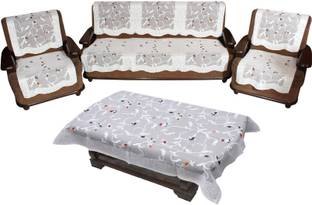 YELLOW WEAVES Polycotton Floral 3 Seater Sofa Cover