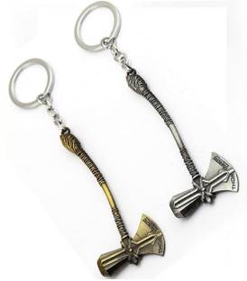 Wescon New Avengers Real Thor Stormbreaker (Golden And Silver ) Key Chain