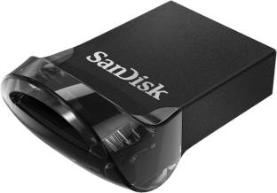 SanDisk 16GB Ultra Fit USB 3.1 Flash Drive 16 GB Pen Drive Compatible with Netbook, Gaming Console, Desktop Computer, Tablet, Mobile, Audio Player, Television, Laptop USB 3.0, USB 3.1, USB 2.0 Plastic Case