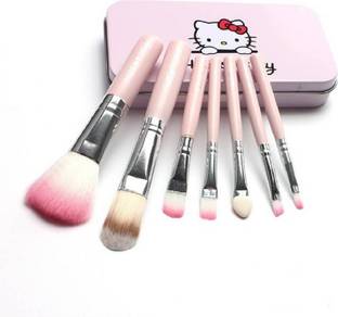 BELLA HARARO Makeup brush set of 7 with storage box and beauty blender