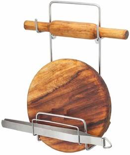 Pureus Chakla/Belan Kitchen Rack Steel CHAKLA BELAN STAND Stainless Steel For Kitchen