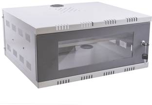 IMPULSE High Grade CCTV/DVR / NVR Cabinet Box/DVR Rack Wall Mount with Lock/Network Rack/Server Rack with Power Socket - 2U Iron Wall Shelf