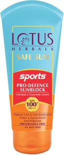 LOTUS HERBALS Sunscreen - SPF 50 PA+++ Sunscreen SPF 100 PA+++