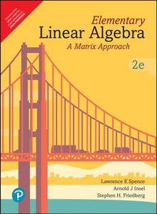 Elementary Linear Algebra : A Matrix Approach | Introduction to Linear Algebra | Second Edition | By Pearson