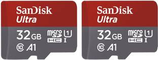 SanDisk SDSQUAR-032G-GN6MA WH 11 32 gb memory card combo 32 GB MicroSDHC Class 10 85 MB/s  Memory Card Compatible with Mobile