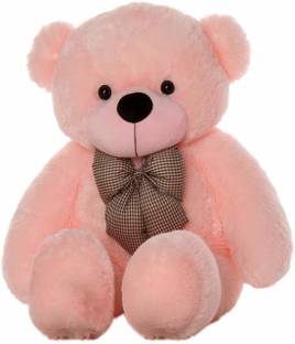 Webby 3 Feet Huggable Teddy Bear with Neck Bow  - 36 inch
