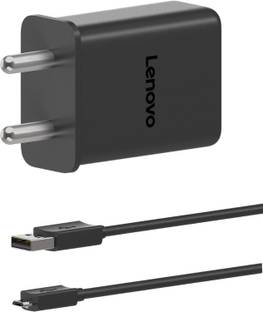Lenovo 15 W 3 A Wall Charger for Mobile with Detachable Cable