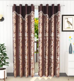 Flipkart SmartBuy 274 cm (9 ft) Polyester Long Door Curtain (Pack Of 2)