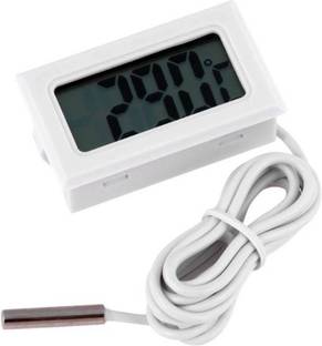 Inditrust Mini LCD digital thermometer sensor wired for Room temperaure/fridges, Indoor Outdoor Portable Pocket LCD Electronic Temperature Meter Tester Instant Read Thermocouple Instant Read Thermocouple Kitchen Thermometer