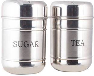 Excite Shoppers Steel Tea Coffee & Sugar Container  - 550 ml
