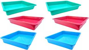 little monkey Rectangular Shape Multipurpose Organizer Plastic Tray Plastic Fruit & Vegetable Basket