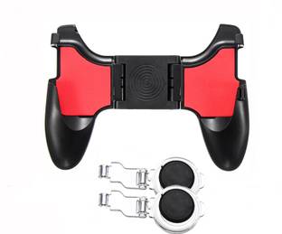 AMUSING High Quality All Pubg Mobile Game Controller Easy To install Gamepad Remote, Gaming Grip Remote Control Compatible with PUBG/Knives Out/Fortnite/Rules of Survival, Cell Phone Joystick Holder for iOS and Android  Gaming Accessory Kit