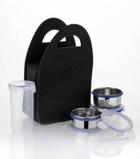 Analog Kitchenware 3 Container Lunch Box with bag 5 Containers Lunch Box