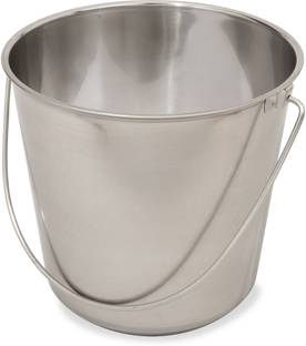 EGLOB Steel 7 litre Bucket 7 L Steel Bucket