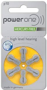 Power one Hearing Aid Battery Size 10 24Nos (6 X 4 Pack) 24 Nos, P10 Stethoscope Case