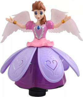 UOH UOH-Small Dancing Rotating Angel Girl with lights and music