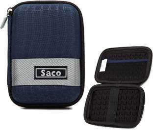 Saco Pouch for Seagate Backup Plus Slim 2TB Portable External Hard Drive with Mobile Device Backup USB 3.0