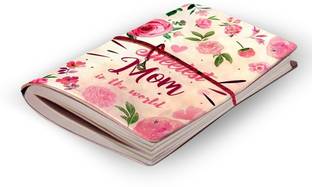 alDivo Handmade Sweetest Mom in the World Printed A5 Diary Unruled 160 Pages