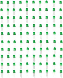 DENGINEERS LED GREEN 5MM 100PCS Light Electronic Hobby Kit