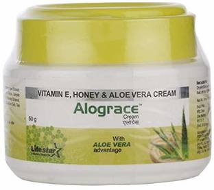 alograce Vitamin E,Honey,Aloe Vera Cream 50gm*2 (Pack of 2)