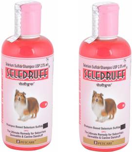 Pet Care seledruff shampoo for dog Anti-parasitic, Anti-microbial, Anti-itching Seledruff Dog Shampoo