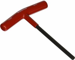 BONDHUS 15268 6mm Hex T-Handle 6" Length Allen Key Set