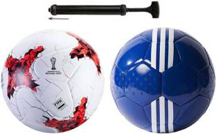 Aavik Russiaa + Chelsea With Air Pump Combo Football - Size: 5