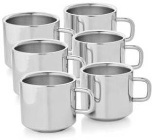 Classic steel Pack of 6 Steel Plain