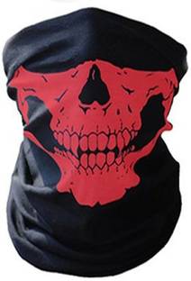 VRITRAZ Skull Face Seamless Face Tube Mask Dust proof Balaclava