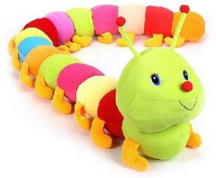 Giftee SOFT & Cute Colorful Caterpillar Soft Toy  - 94.2 cm