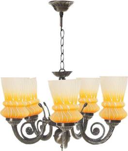 AFAST Chandeliers Of Five Colorful Decorative Glass shade In Metal For Roya Bright Lighting Decoration-CX10 Chandelier Ceiling Lamp