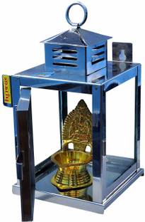 Nakshathra For Puja Stainless Steel Hanging Diya