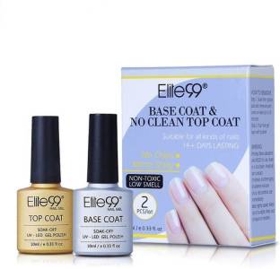 Elite99 Base and No Clean Top Coat Gel Nail Polish UV 10ml MULTI COLOR