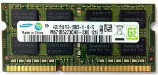 सैमसंग 1600Mhz 1.5V Laptop RAM DDR3 4 GB (डुअल चैनल) लैपटॉप (M471B5273CH0-CK0 , PC3 -12800S)