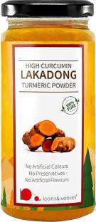 looms & weaves Curcumin Lakadong Turmeric Powder - 100gm