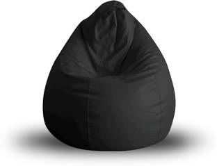 Home Story XL Tear Drop Bean Bag Cover  (Without Beans)
