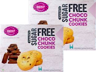 KARACHI BAKERY Sugar Free Choco Chunk Cookies Combo Cookies Biscuit
